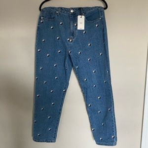 High Rise Yin & Yang Jeans